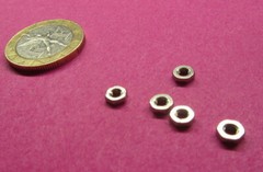 18-8 Stainless Hex Nut RH, 3-56 x 3/16″ W x 1/16 H, 300 pcs