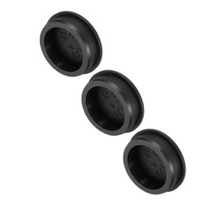 3pcs T-Shaped Silicone Plugs 51.3mm 2″ Dia Snap in Plug Seal Round Black