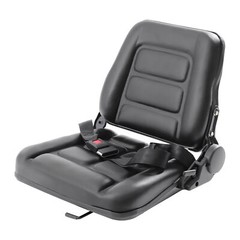 NEW UNIVERSAL FORKLIFT SEAT FITS CLARK CAT HYSTER YALE TOYOTA MITSUBISHI BLACK