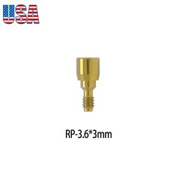Dental Healing Abutment Cap Cover Screw Fit Nobel Active RP NP Height 3/5/7mm