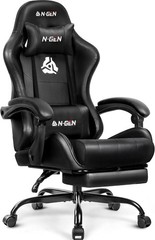 Video Gaming Chair with Footrest Lumbar Support for Home Office High Back Rec…