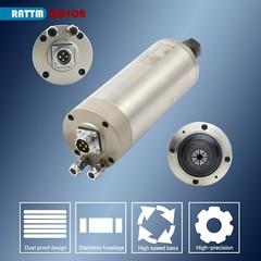 US SHIP】2.2KW 110V Water Cooled Spindle Motor Kit 80mm+VFD Driver Inverter+Mount