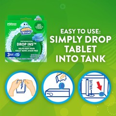 Scrubbing Bubbles Continuous Clean Toilet 3 Count (Pack of 1), No Color