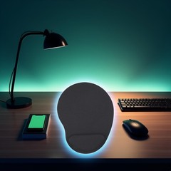 Black Mouse Pad Relieve Stress Comfy EVA 1L x 1W inches,