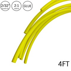 2:1 Heat Shrink Tubing Tube Glue Waterproof Dual Wall Wires Wrap (SMALL SIZES)