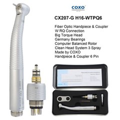 COXO Dental Fiber Optic Handpiece High Speed Turbine For Kavo NSK Sirona Coupler
