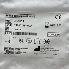 BioSafe CS-900.2 Sepax Cell Separation Kit ~ EXPIRED 2020 ~