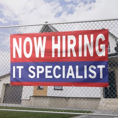 Now Hiring IT Specialist 13 oz Heavy Duty Vinyl Banner Jobs Available Sign