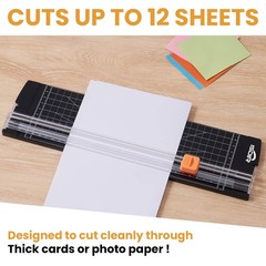 ISDIR A4 Paper Cutter Slicer, 12 Inch Paper Trimmer Scrapbooking Tool Supplies
