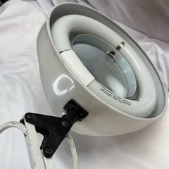 LTS E78751 Articulating Illuminated Magnifier, 120V 22W Lamp Desk Mount Light