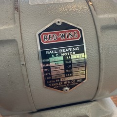 Handler Red Wing 26A Ball Bearing A.C. Motor Dental Jewelry Polishing 1/4 HP