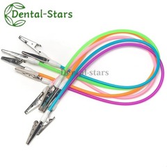 5/100Pcs Dental Silicone Bibs Clip Flexible Patient Napkin Holders Scarf Clip