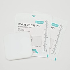 Dimora Foam Dressing, Sterile Non-Adhesive Hydrophilic 4×4 Inch (Pack of 10)