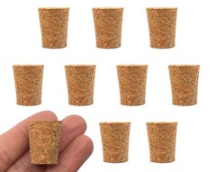 10PK Cork Stoppers, Size #6 – Tapered Shape – Eisco Labs