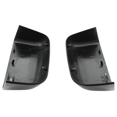 2 Piece Mirror Cap Set Black Smooth Clip-in Paint to Match Ford F150 2015-2017