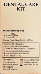Zinc Oxide Eugenol Dental Cement Kit for Temporary Crowns & Bridges