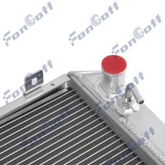 3 Rows Full Aluminum Radiator For Hyster Yale H25XM H35XM Forklift 912495601 USA