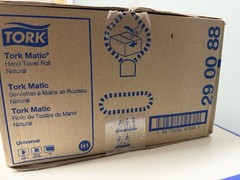 York Matic Hand Towel Roll 29 00 88 Case Of 6 Natural Brown Part # 290088
