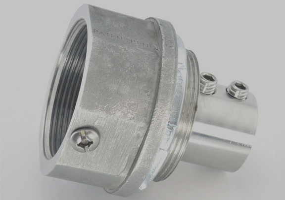 Bridgeport MCH-200 Grounding Hub 2″ Stainless Steel w/ O-Ring 350-750 MCM Copper