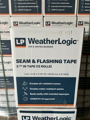 LP WeatherLogic Seam & Flashing Tape 3 3/4 Inch Tape (12 Rolls)