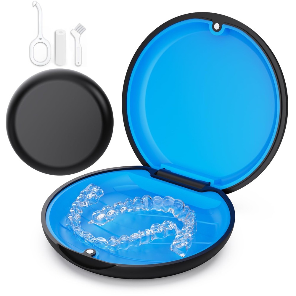 VCAREU Slim Retainer Case Compatible With Invisalign, Cute Aligner Case With …
