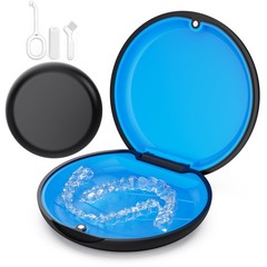 VCAREU Slim Retainer Case Compatible With Invisalign, Cute Aligner Case With …