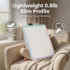 Dry Erase Board, 14.1” X 11” Whiteboard Small White Board, Magnetic White Board