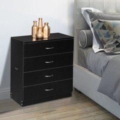 LEADZM 4 Drawers Dresser, Dresser Chest of Drawers for Home Office