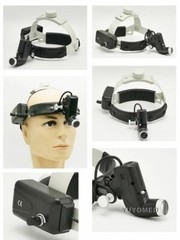 5W Dental Medical LED Head Light Good Light Spot Headband Lamp Black DY-006 US