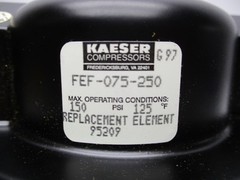 KAESER FEF-075-250 SER. A 150PSI NSMP