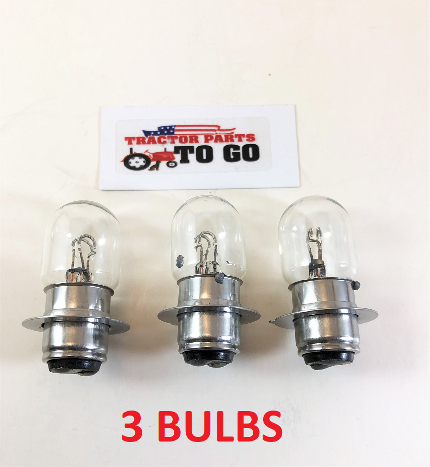 HEADLIGHT BULBS FOR FORD/NEW HOLLAND 3 BULBS 12V,35/35W 1120,1220,1320,MORE