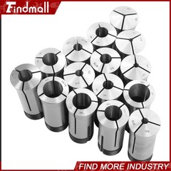 Findmall 5C Collet Set 15 Pc 1/8 to 1 Inch Fractional 5 Pc Collet Block Kit