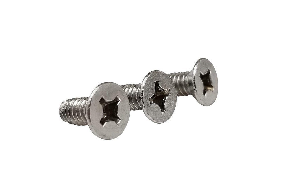 24PK Satin BRASS Machine Screws for Door Hinges #12-24 Thread x 1/2″ Length
