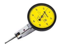 Mitutoyo 513-404-10A Dial Test Indicator, Plus Set, Standard, Horizontal, 0.8mm