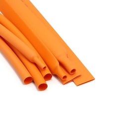 2:1Heat Shrink Tubing Orange- 1mm 1.5mm 2mm 2.5mm 3mm – 50mm Cable Heatshrink