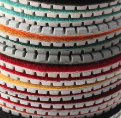 4″ Diamond Polishing Pad 54 PCS Grit 50 100 200 400 1500 Granite Concrete Glass
