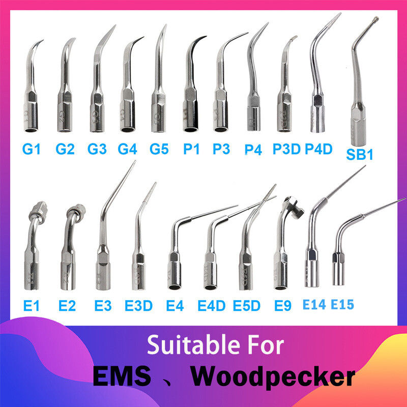 28 type Dental Scaler Tips Ultrasonic Scaling Endo Perio Tooth Cleaner Tip EMS