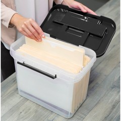 Bankers Box Plastic Letter Size File Organizer, Clear,NEW PRODUCT EXPLOSION