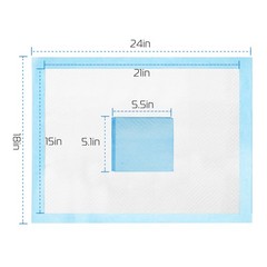50Pcs Per Set Dog Training Pads Puppy Pee Pads Cat Wee Mats Potty-Train 24in X 1
