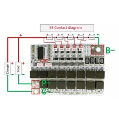 2Pcs 3S/4S/5S 100A 12V BMS Li-ion LMO Lithium Battery Protection Circuit Board