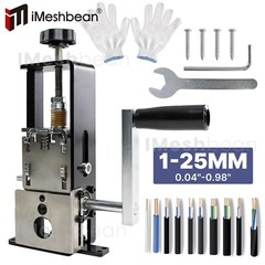 Electric & Manual Wire Stripping Machine Cable Cutter Copper Peeling Stripper US