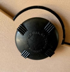 Vintage Rolodex Model No 2400-S Tan No key Metal Strong