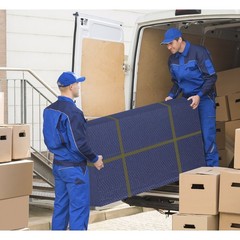 12 Moving Packing Blankets 80″x72″ (35 lb/dz) Shipping Furniture Pads Dark Blue