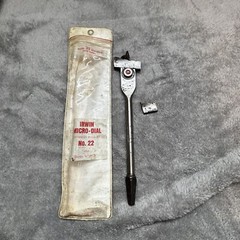 Vintage NOS Irwin Micro-Dial Expansive Wood Bit #22 A