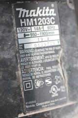 Makita HM1203C 20 lb. Demolition Hammer, SDS-MAX