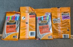 3 Packs of Bic Usa Inc BICMSBAP81 19627 Bic Cristal Xtra Bold Pack Of 8 + Bonus