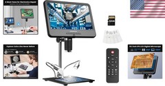Ultimate 10.1″ LCD Digital Microscope for Coin Collecting & Electronics Repair