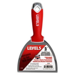 LEVEL5 Drywall Finishing Tool Set 5 Pieces | STAINLESS STEEL | 5-600