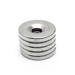 LOT Strong Countersunk Ring Magnets 20mm Diameter Rare Earth Neodymium Hole 5mm