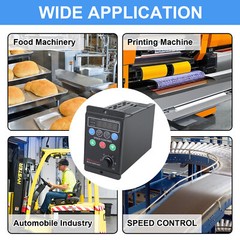 Energy Saving 1HP 110220V Single to 3 Phase VFD VSD Inverter for 750W Power